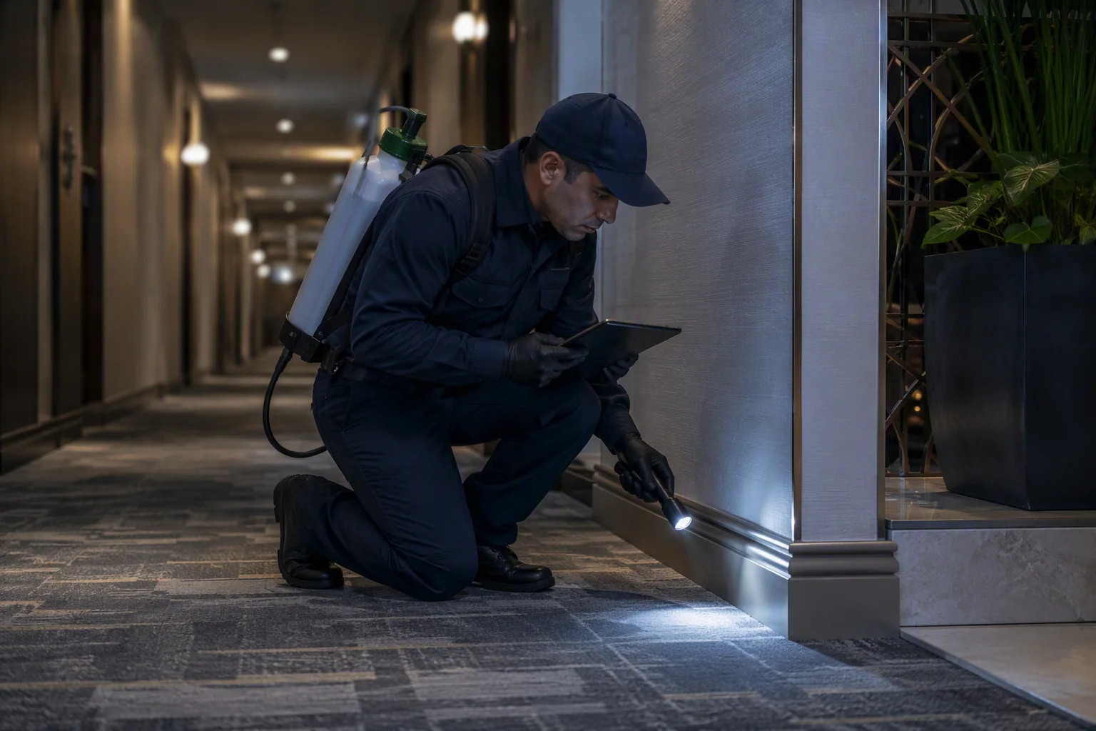 Inspección técnica en un hotel